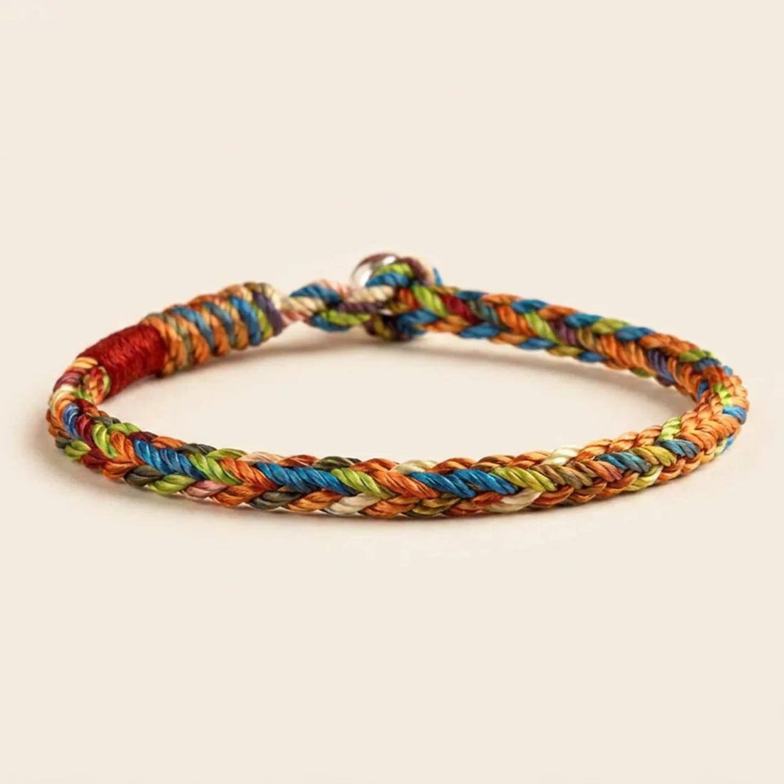 Multicolor Lucky Knot Braided String Bracelet
