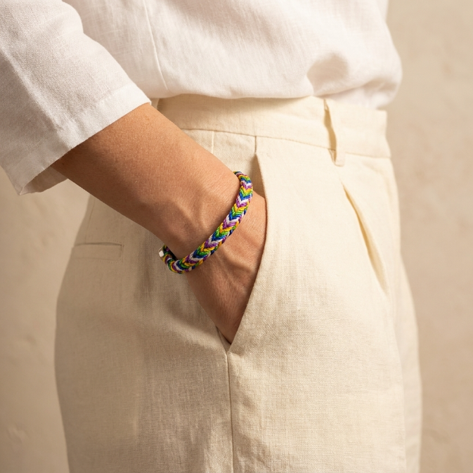 Multicolored Lucky String Bracelet