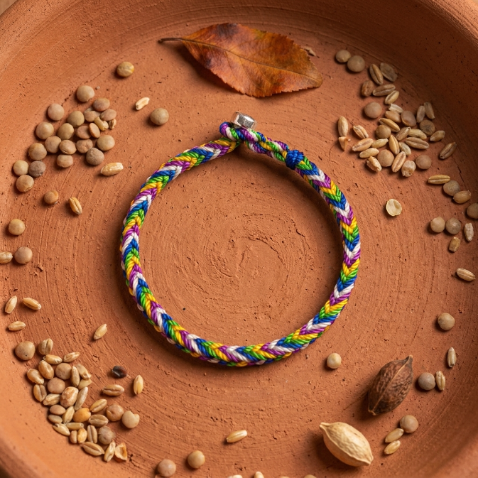 Multicolored Lucky String Bracelet