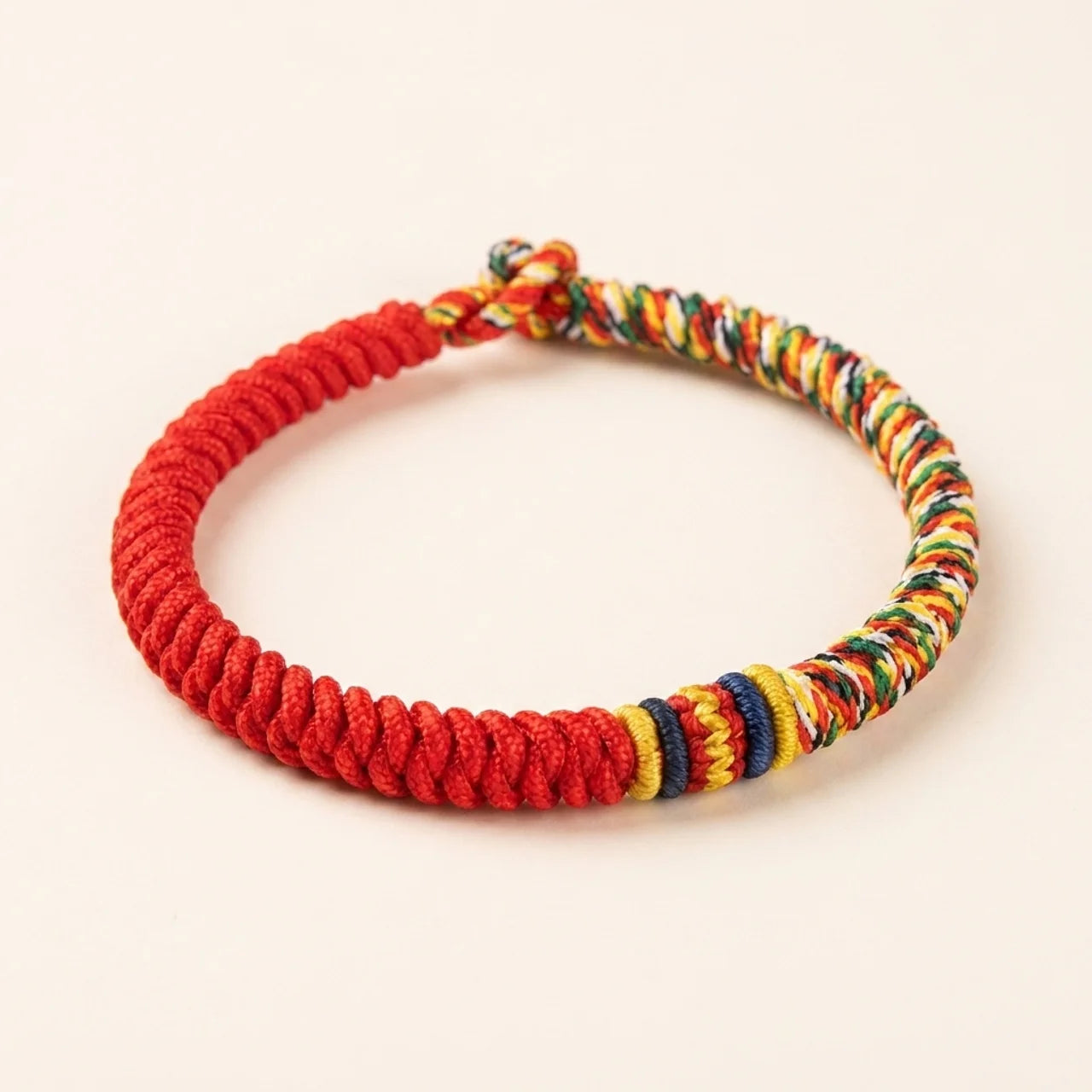 Multicolored String King Kong Knot Bracelet