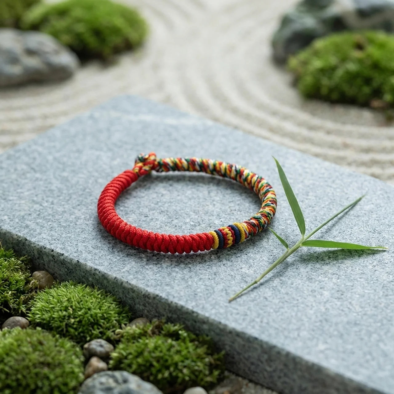 Multicolored String King Kong Knot Bracelet