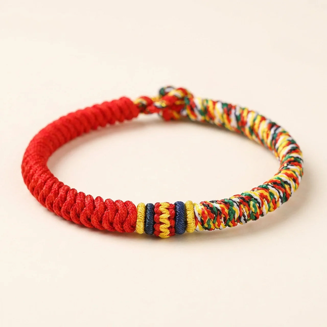 Multicolored String King Kong Knot Bracelet