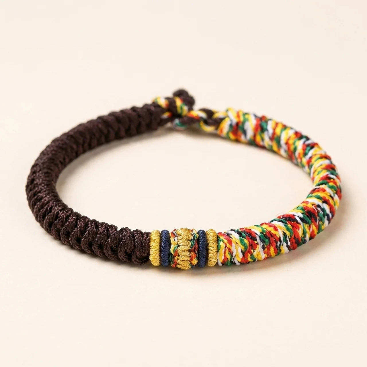 Multicolored String King Kong Knot Bracelet