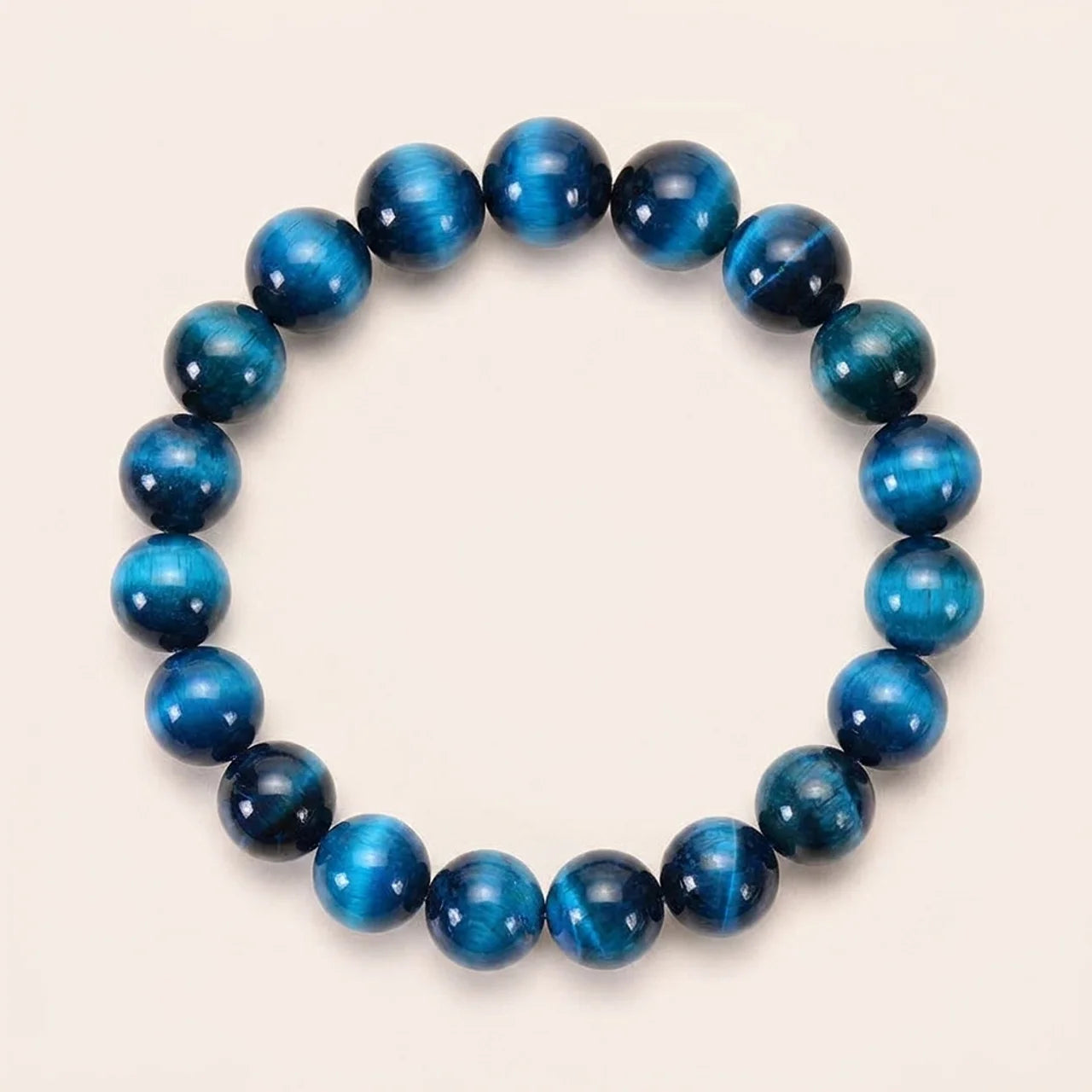 Natural Blue Tiger Eye Stone Bracelet