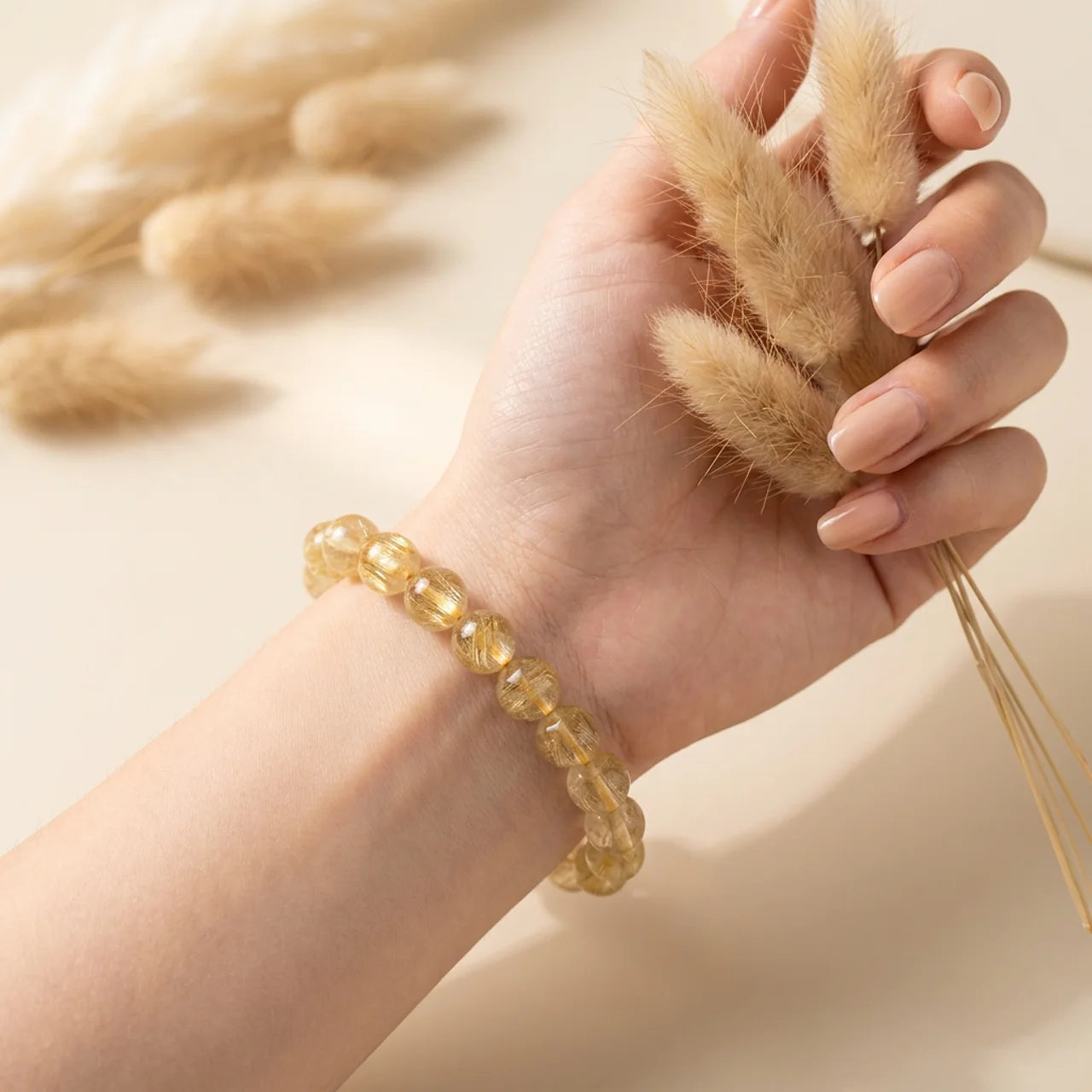 Natural Citrine Blessing Protection Bracelet