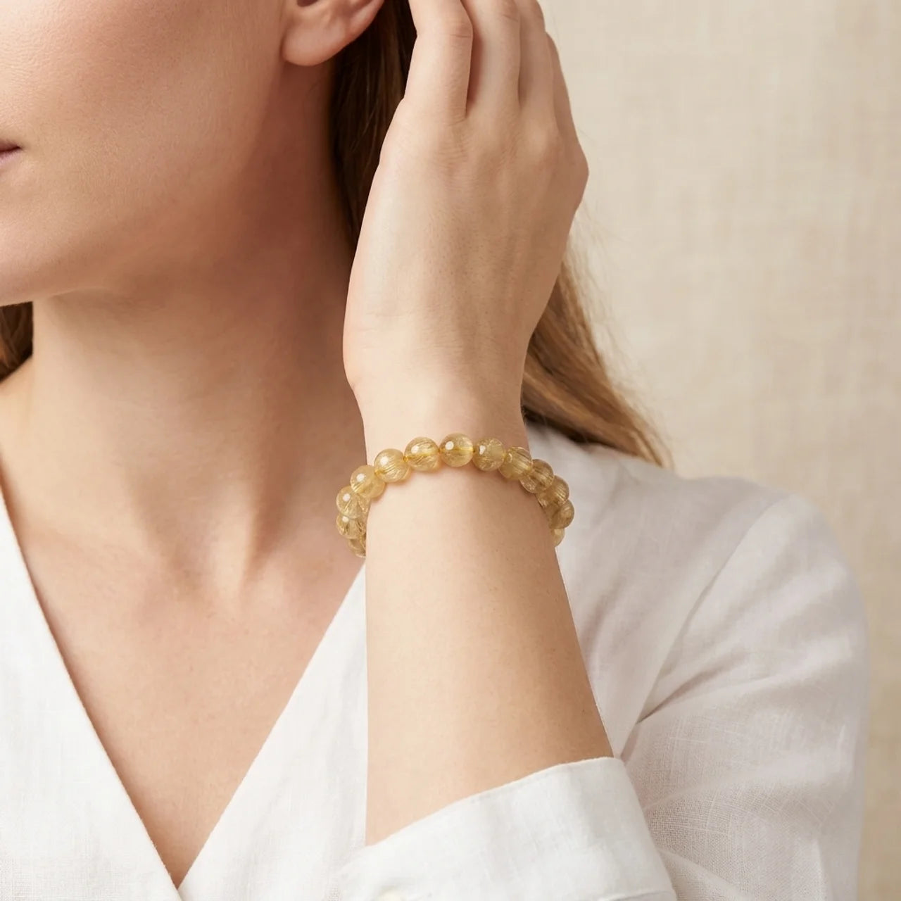 Natural Citrine Blessing Protection Bracelet