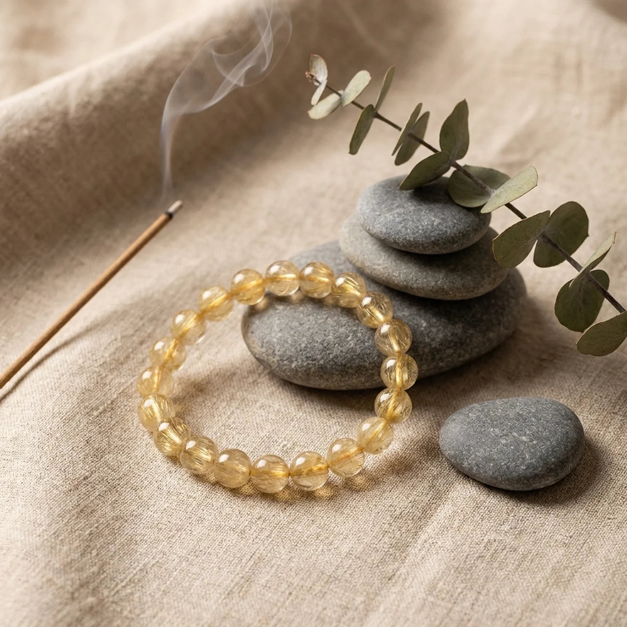 Natural Citrine Blessing Protection Bracelet