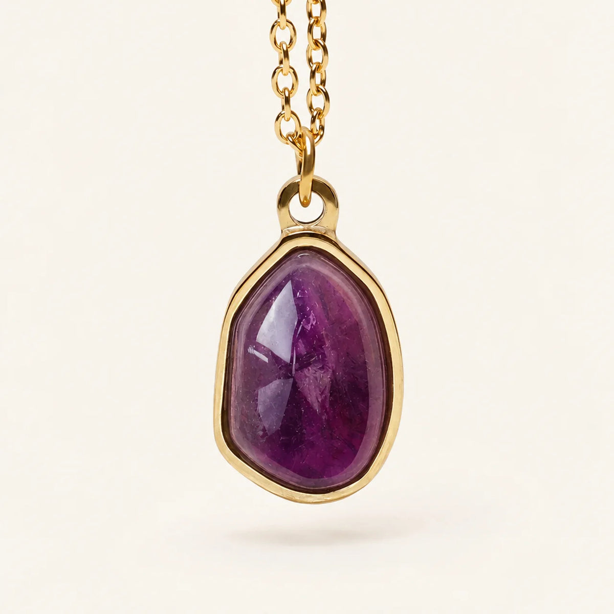 Natural Crystal Blessing Pendant Necklace
