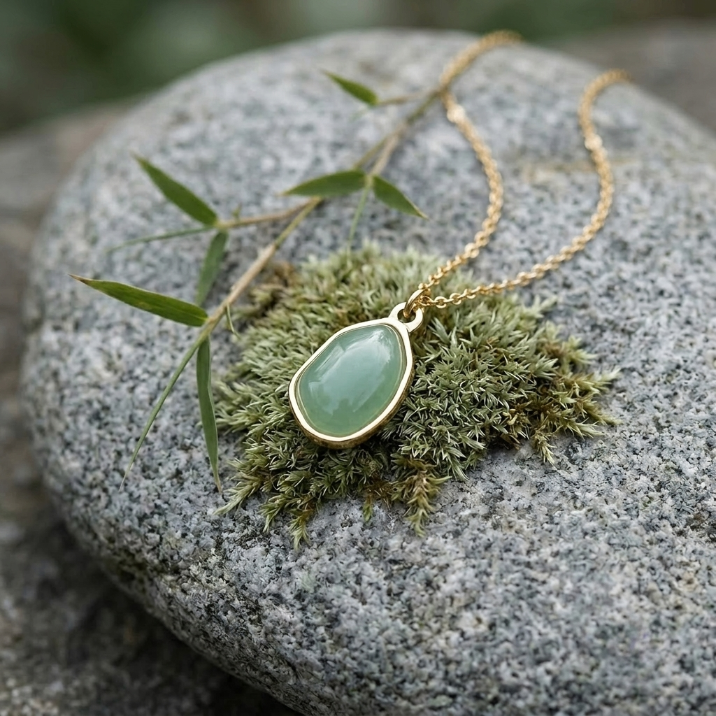 Natural Crystal Blessing Pendant Necklace