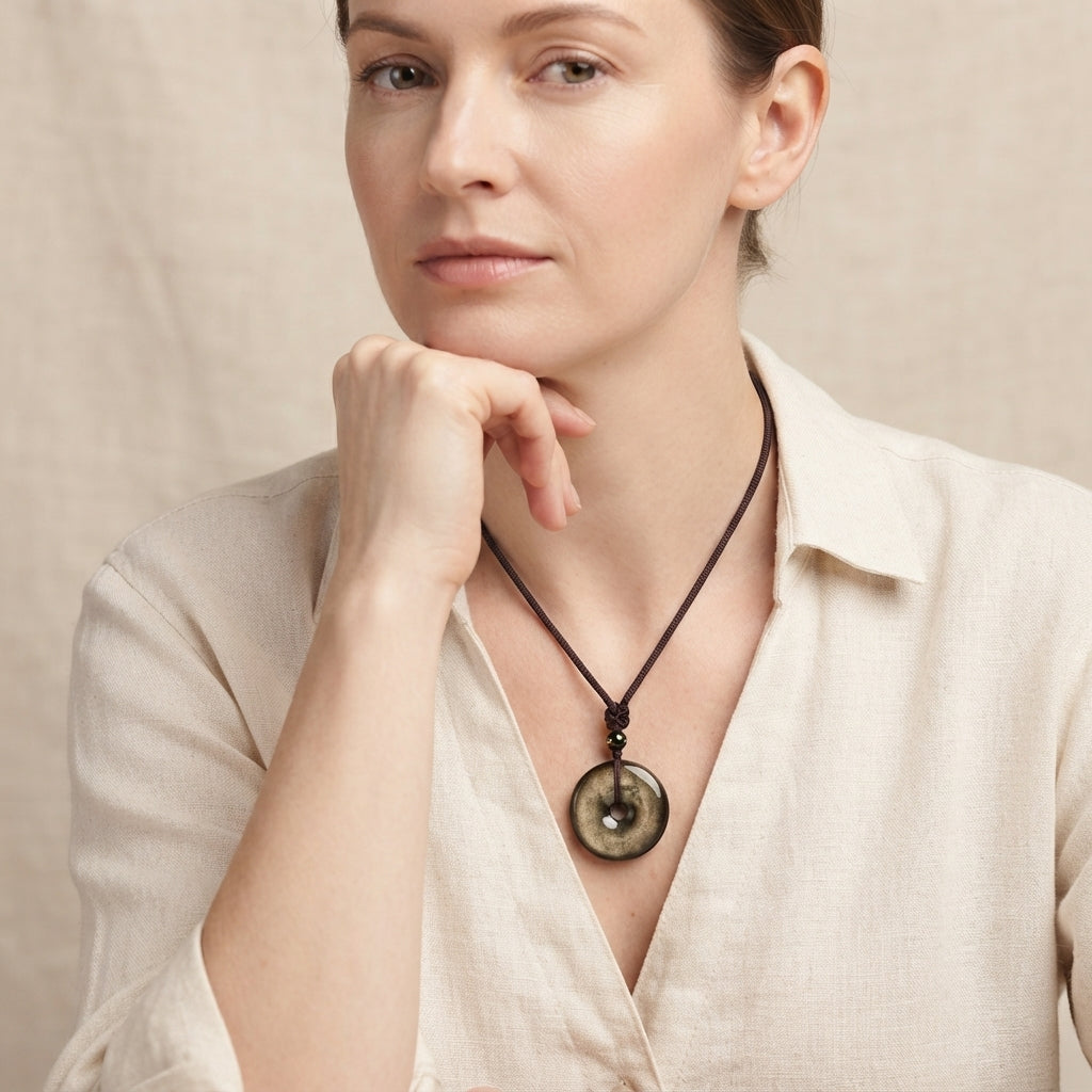 Natural Crystal Point Pendant Necklace