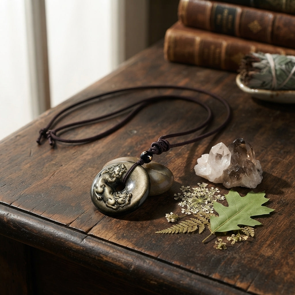 Natural Crystal Point Pendant Necklace