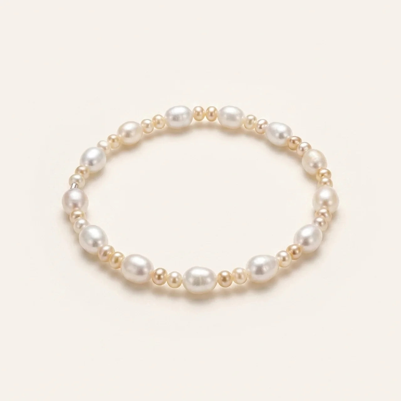 Natural Flower Pearl Beaded Bracelet