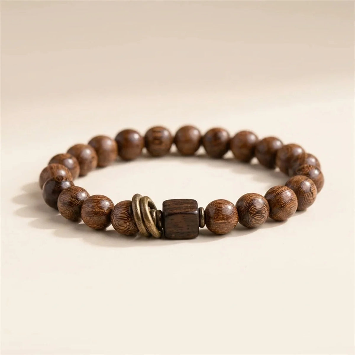 Natural Golden Phoebe Zhennan Wood Bracelet