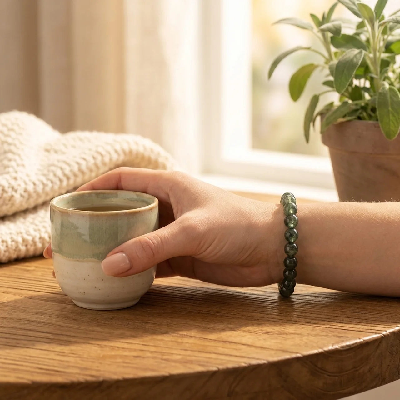 Natural Green Aventurine Wealth Bracelet