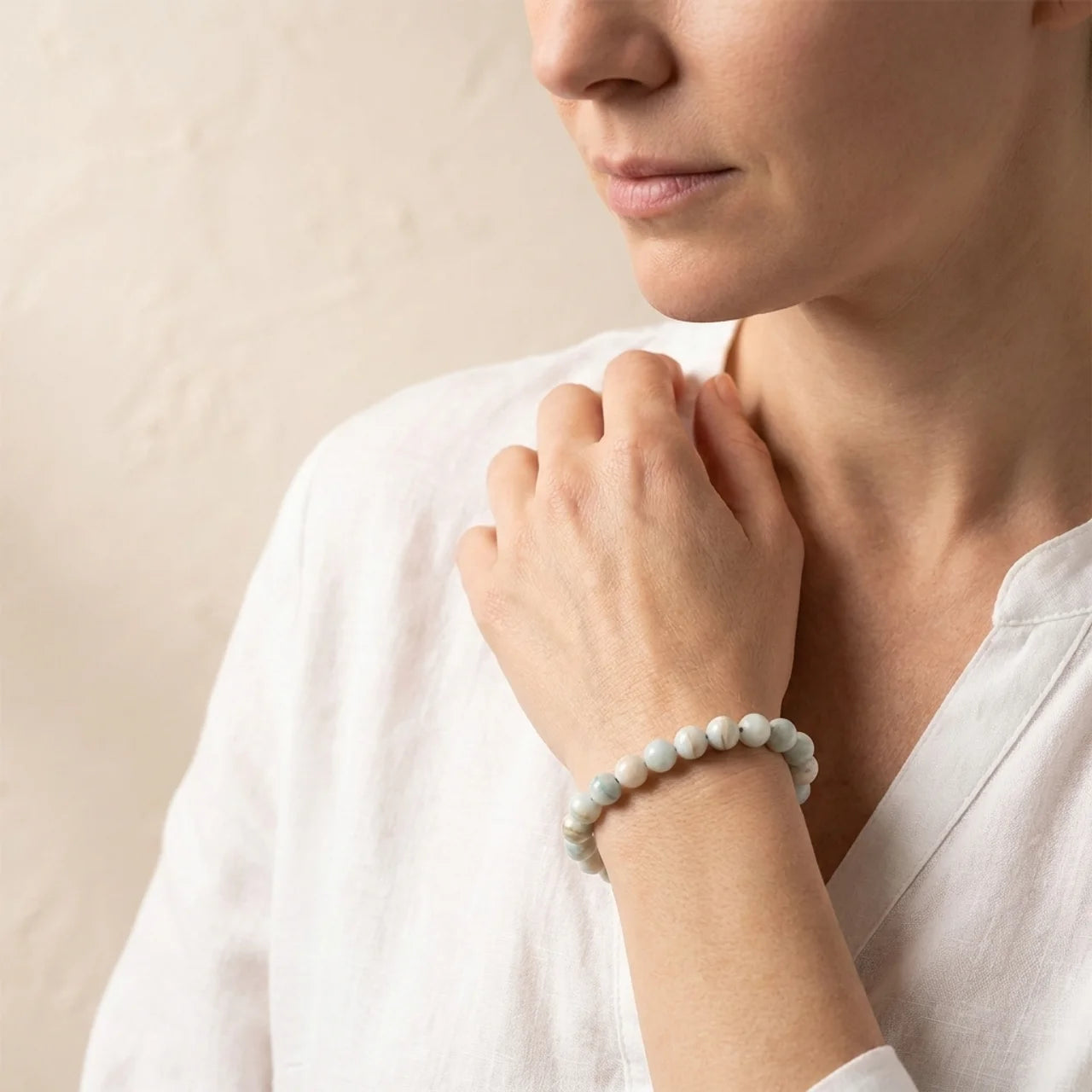 Natural Hemimorphite Calm Energy Bracelet