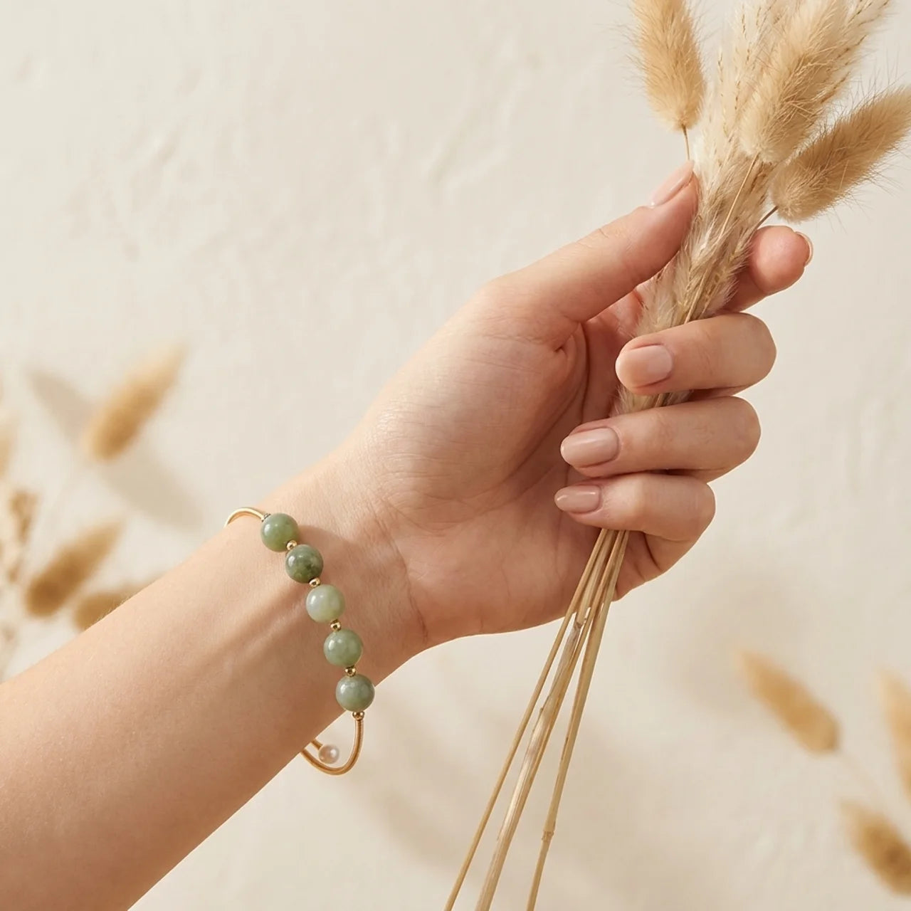 Natural Jade Bangle Bracelet