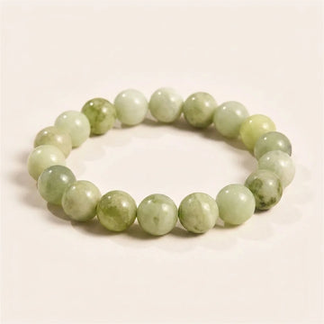 Natural Jade Beaded Bracelet