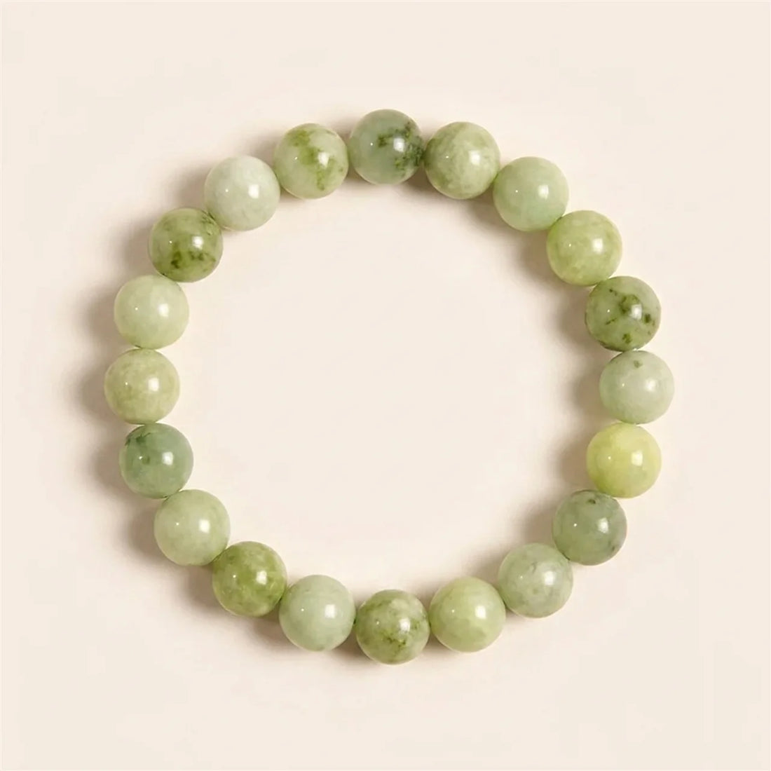 Natural Jade Beaded Bracelet