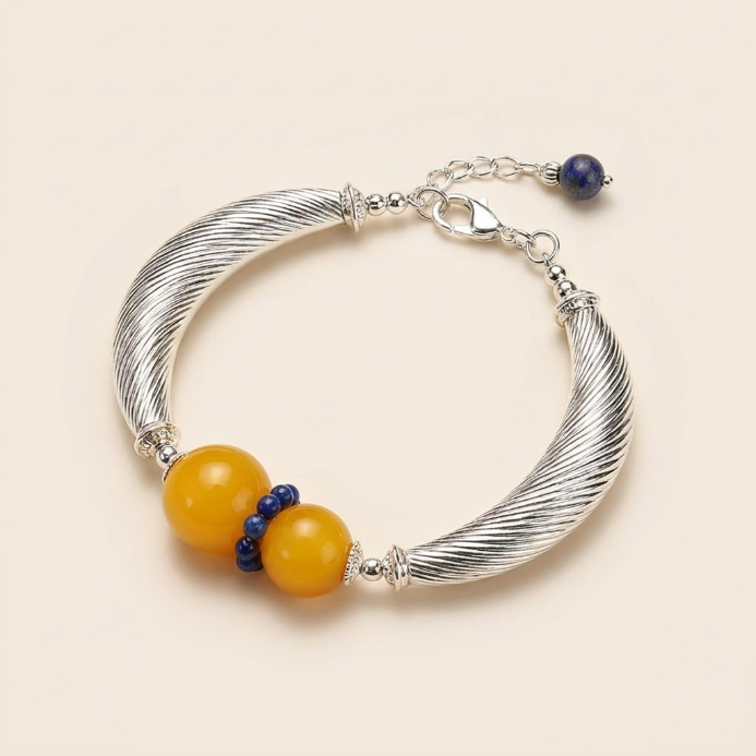 Natürliches Jade Röhrenarmband