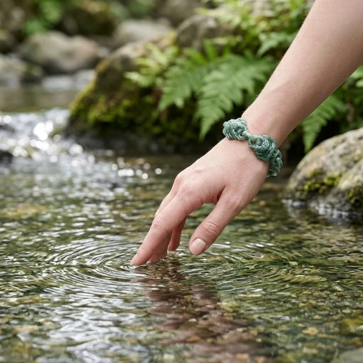 Natural Jade Double Dragon Men's Bracelet