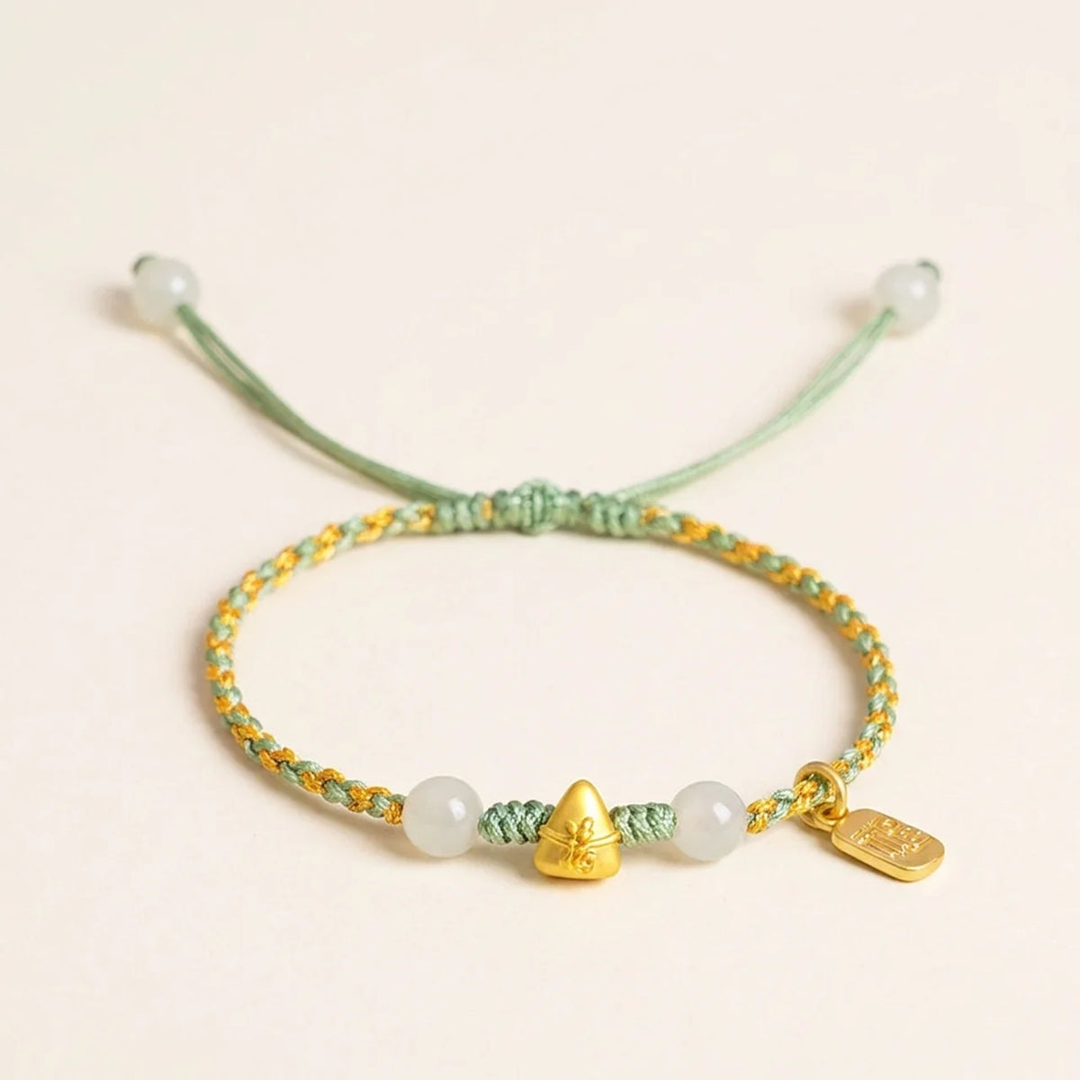 Natural Jade Red String Lucky Bracelet