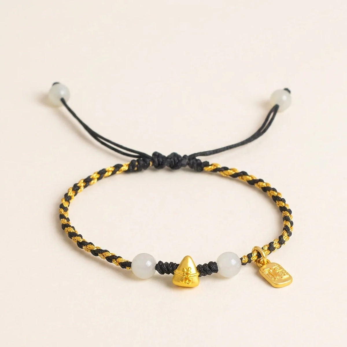 Natural Jade Red String Lucky Bracelet