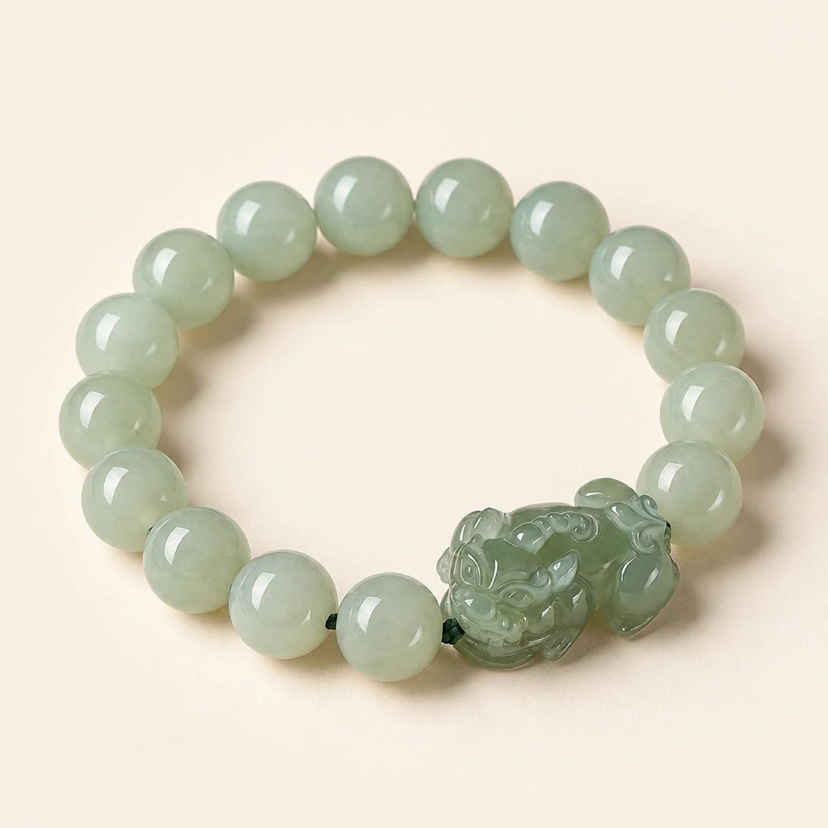 Natural Khotan Jade Pixiu Bracelet