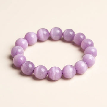 Natural Kunzite Beaded Bracelet