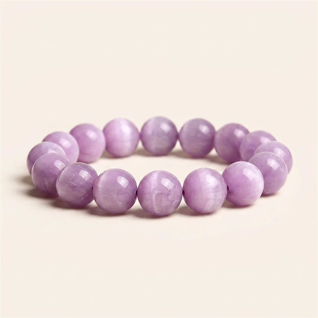 Natural Kunzite Beaded Bracelet