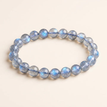 Natural Labradorite Bead Rope Bracelet