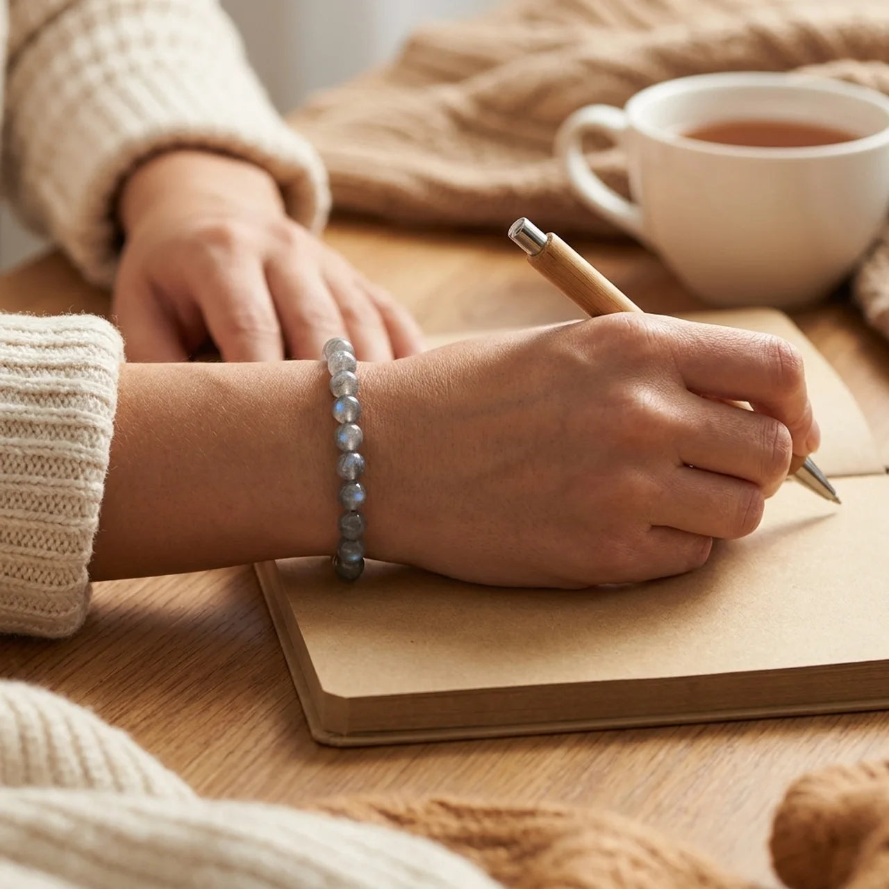 Natural Moonstone Crystal Bracelet