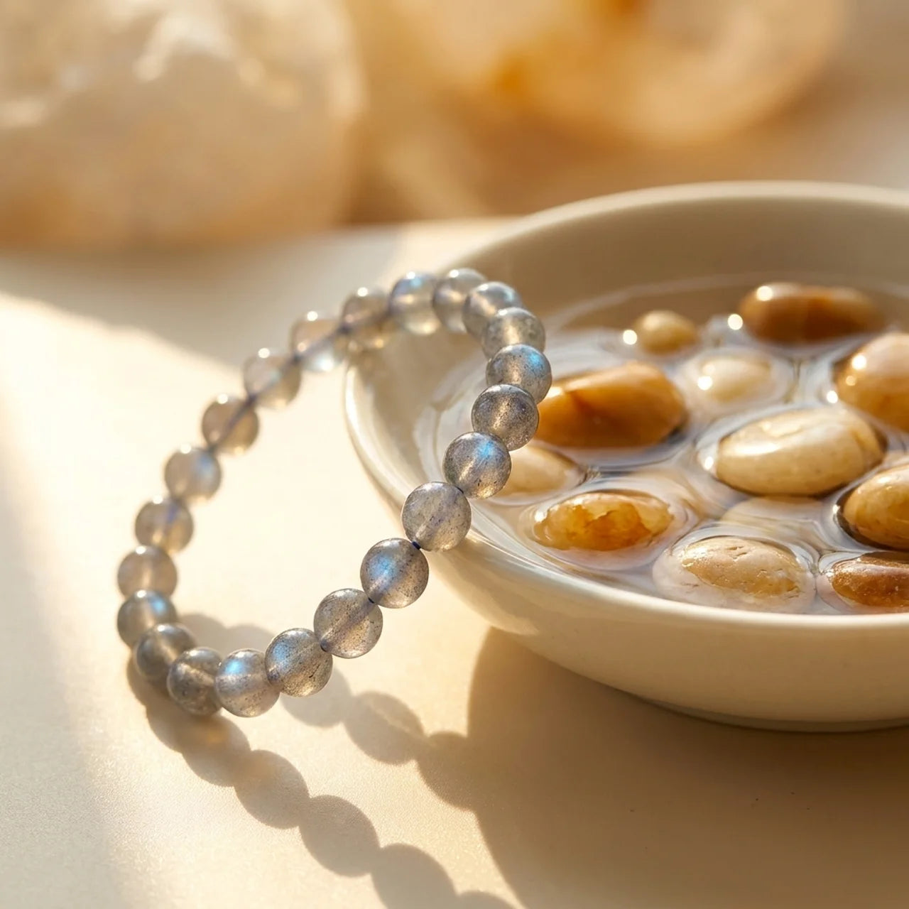 Natural Moonstone Crystal Bracelet