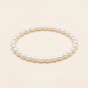 Natural Pearl Beaded Bracelet
