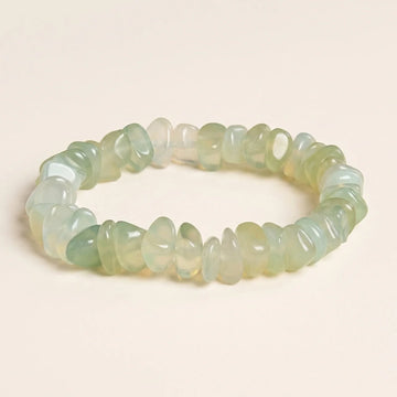 Natural Peridot Irregular Blocks Bracelet