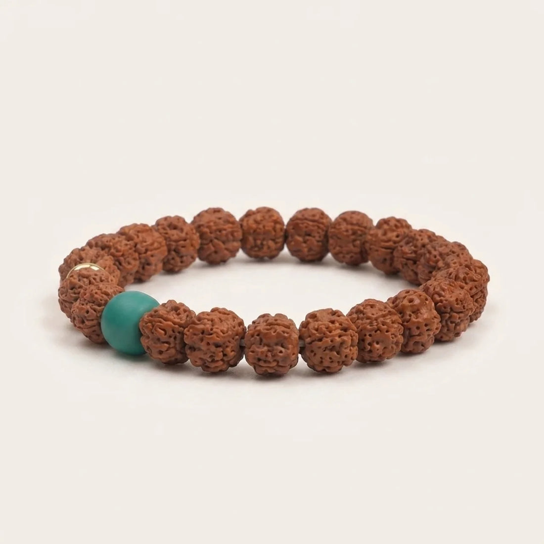 Natural Rudraksha Mala Bead Bracelet