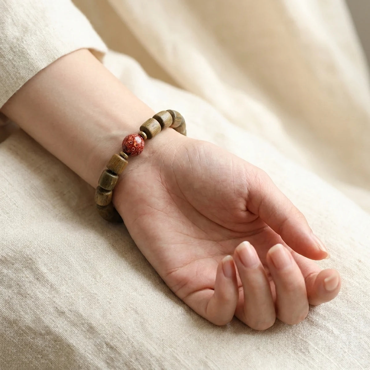 Sandelholz Friedens Armband