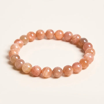 Natural Sunstone Beaded Bracelet