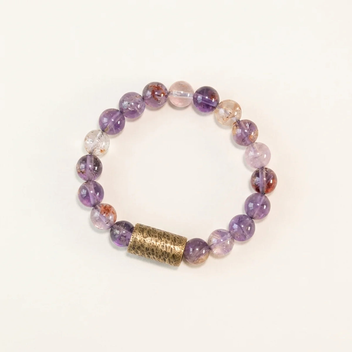 Natürliches Weißkristall Armband