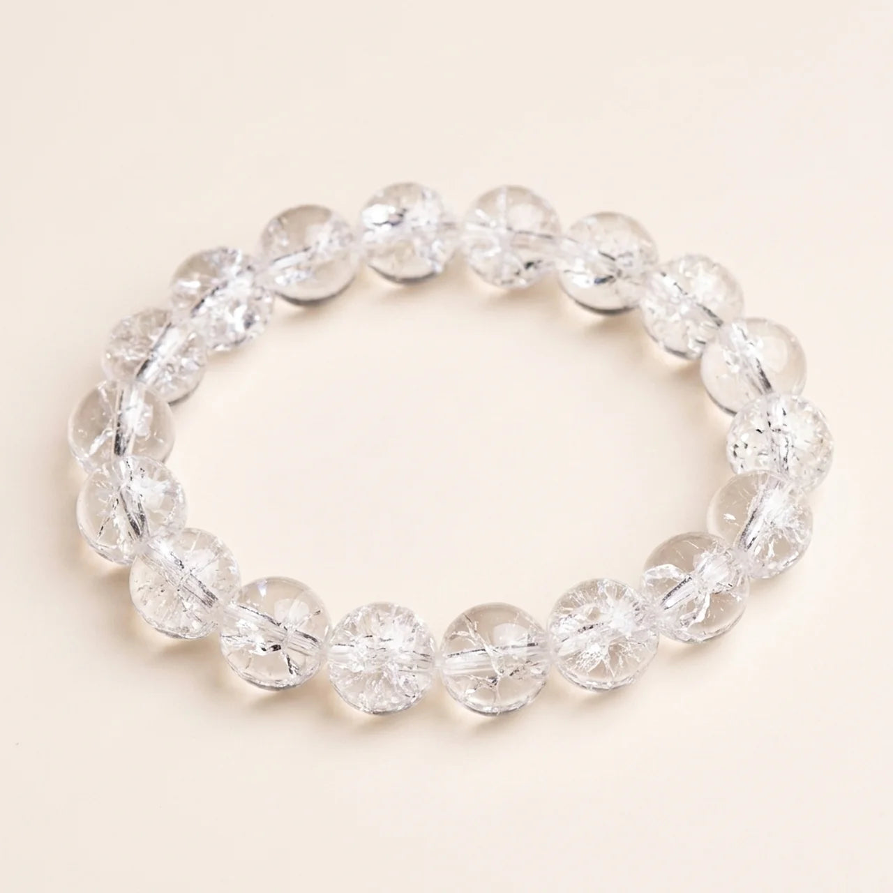 Natural White Crystal Healing Bracelet