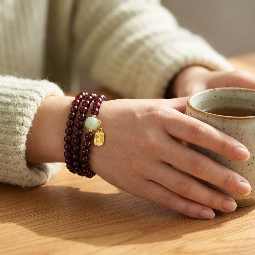 Natural Bodhi Seed 108 Mala Bracelet