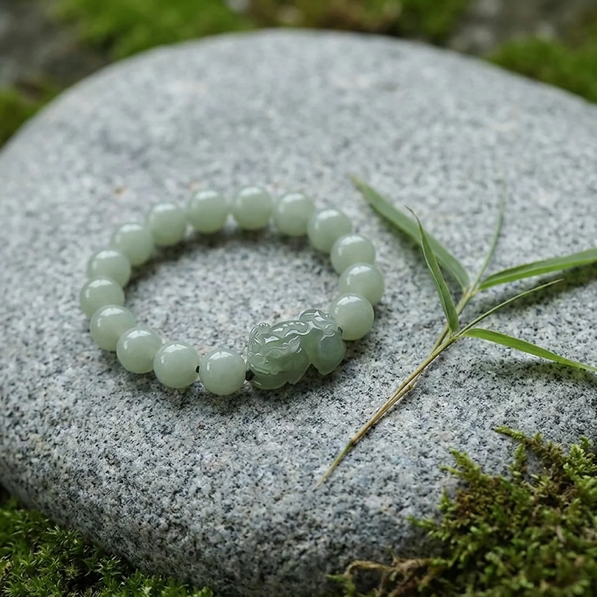 Natural Khotan Jade Pixiu Bracelet