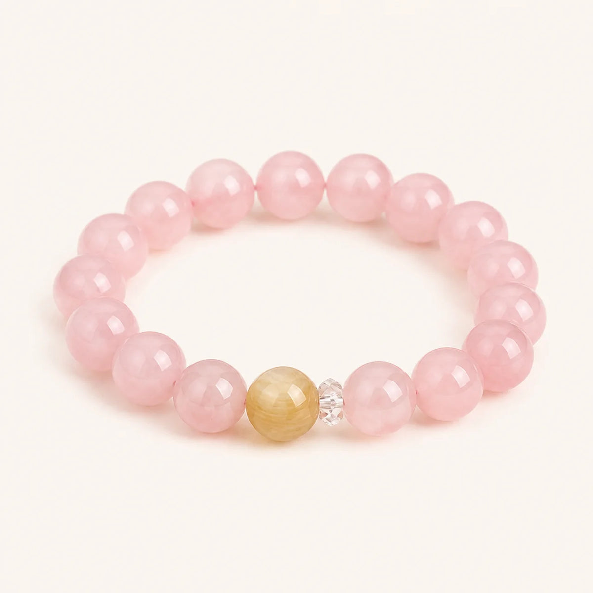 Natural Lavender Amethyst Beaded Bracelet