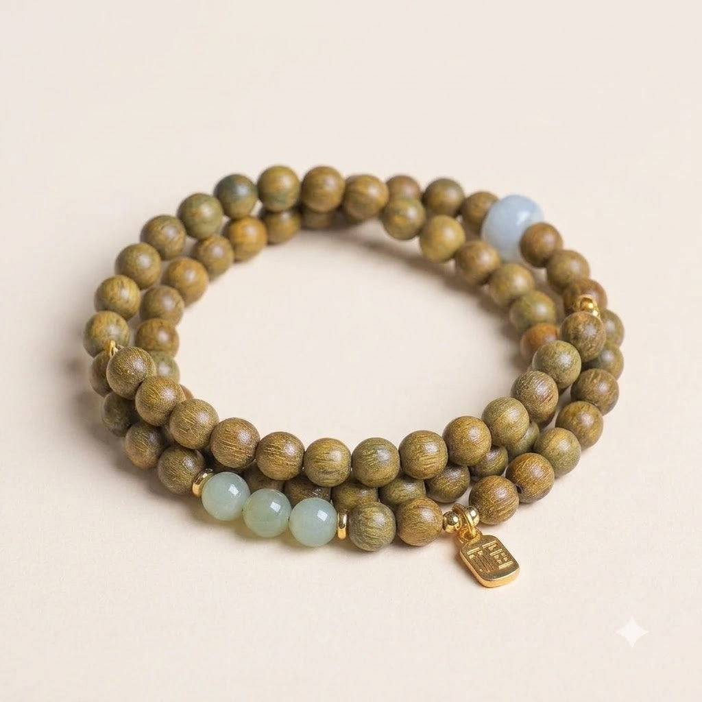 Natural Sandalwood Meditation Bracelet