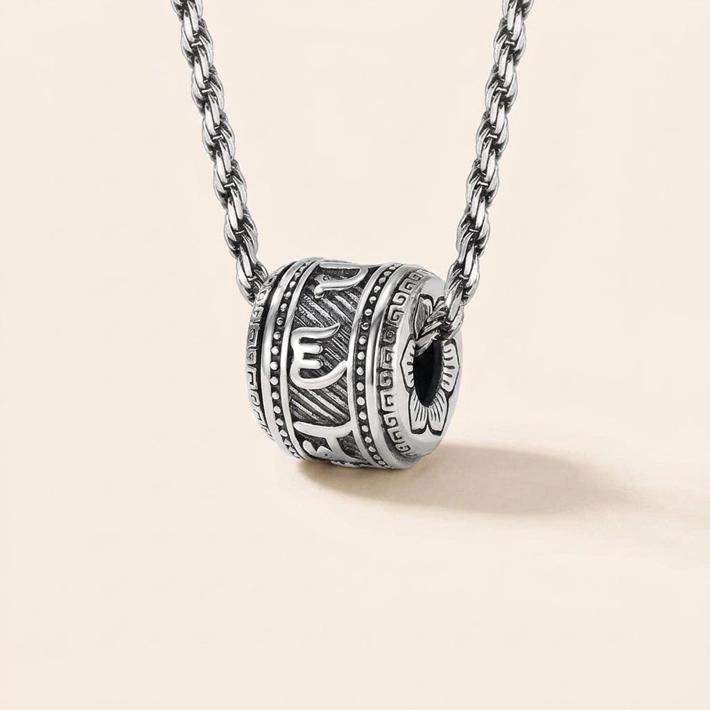 Om Mani Padme Hum Protection Pendant Necklace