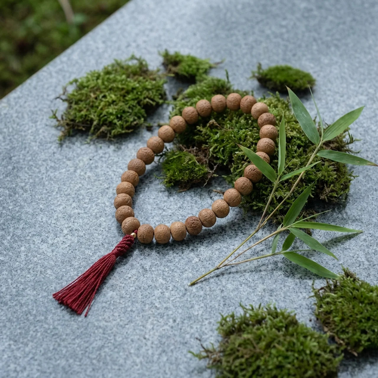 Phoenix Eye Bodhi Seed Wrist Mala Bracelet