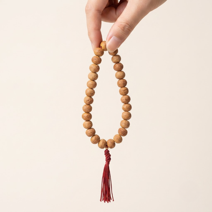 Phoenix Eye Bodhi Seed Wrist Mala Bracelet