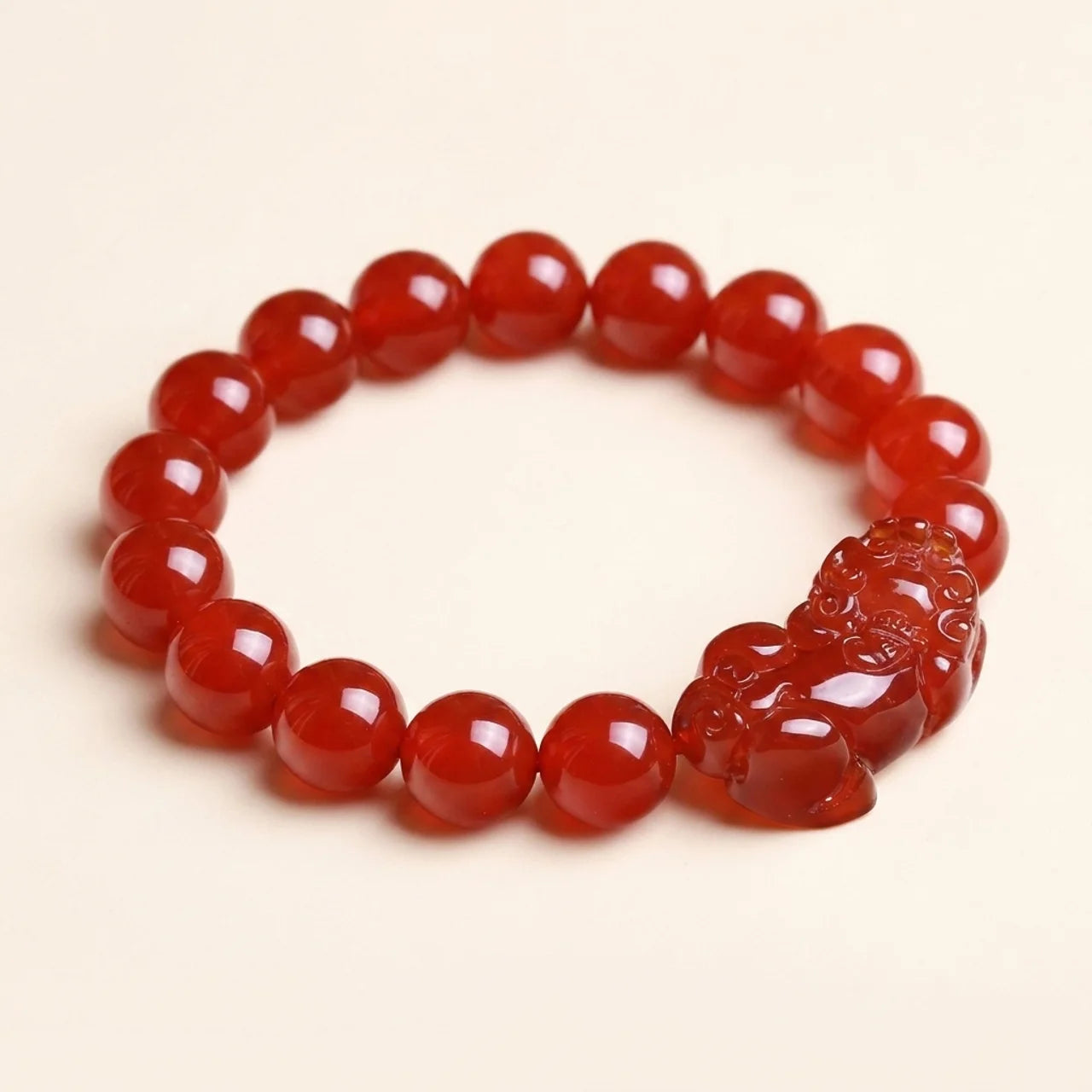 Red Agate Pixiu Bracelet