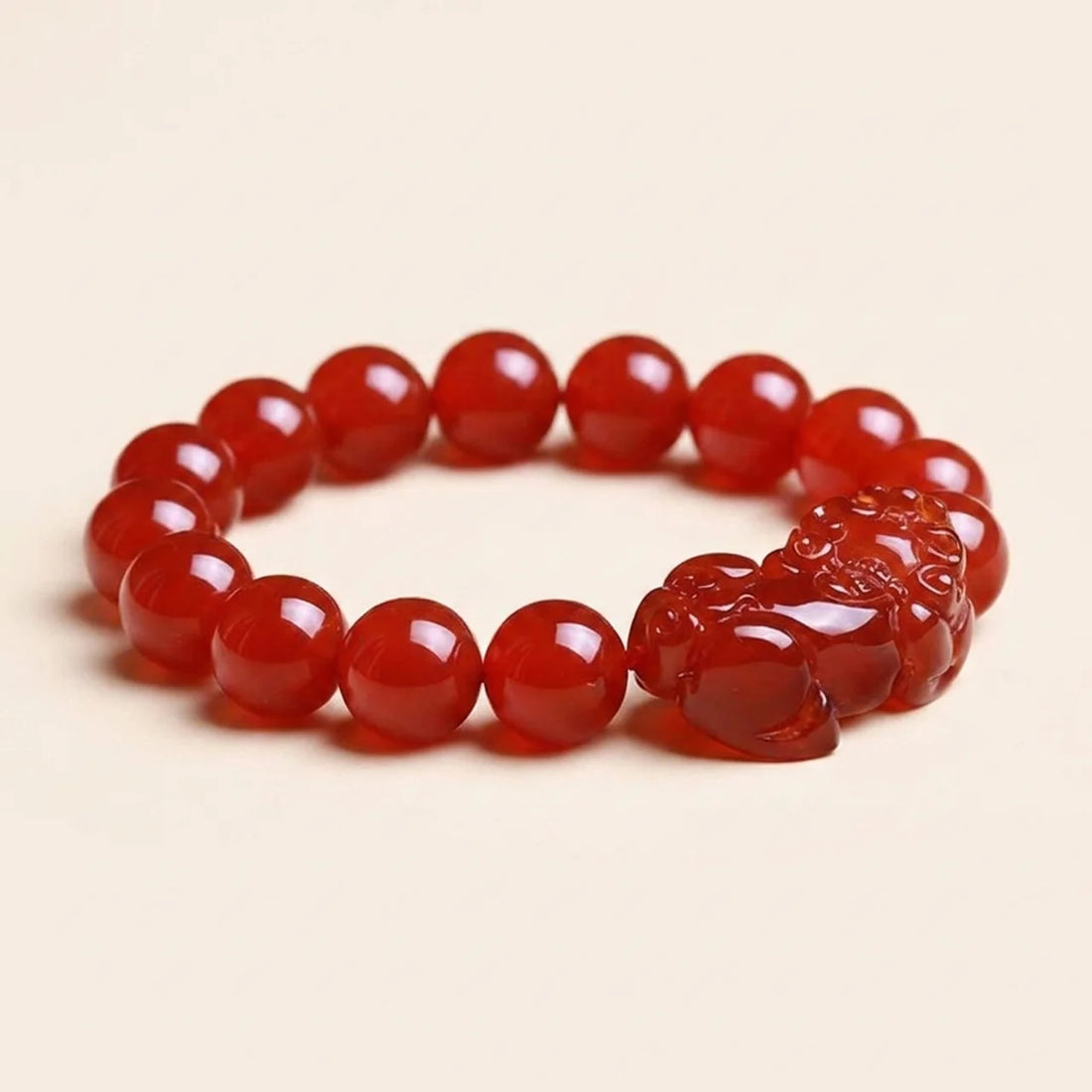 Red Agate Pixiu Bracelet