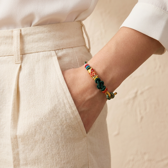 Red Koi Fish String Protection Bracelet