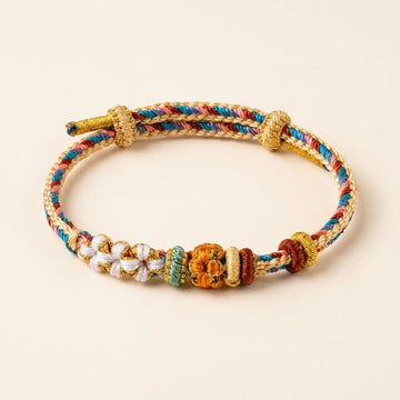 Red String Peach Blossom Lucky Knot Bracelet